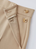 4-Way Stretch A-Line Wide Leg Pull-on Work Pants with Pockets