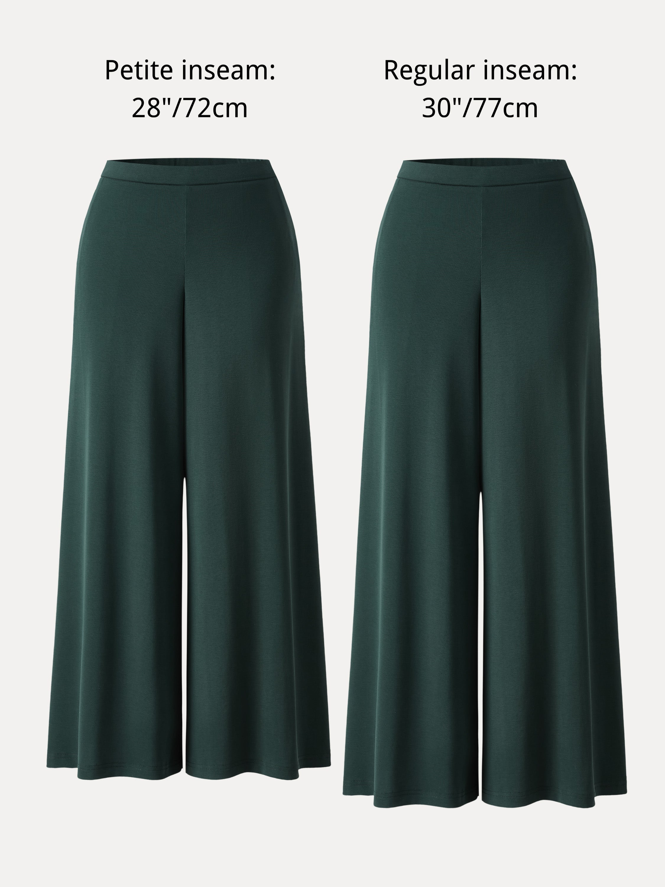 Sandwashed Modal Super Flowy Mid Rise Palazzo Pants with Pockets