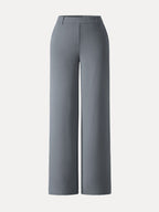 Sandwashed Lyocell Drapey Mid Rise Wide Leg Pull-on Pants