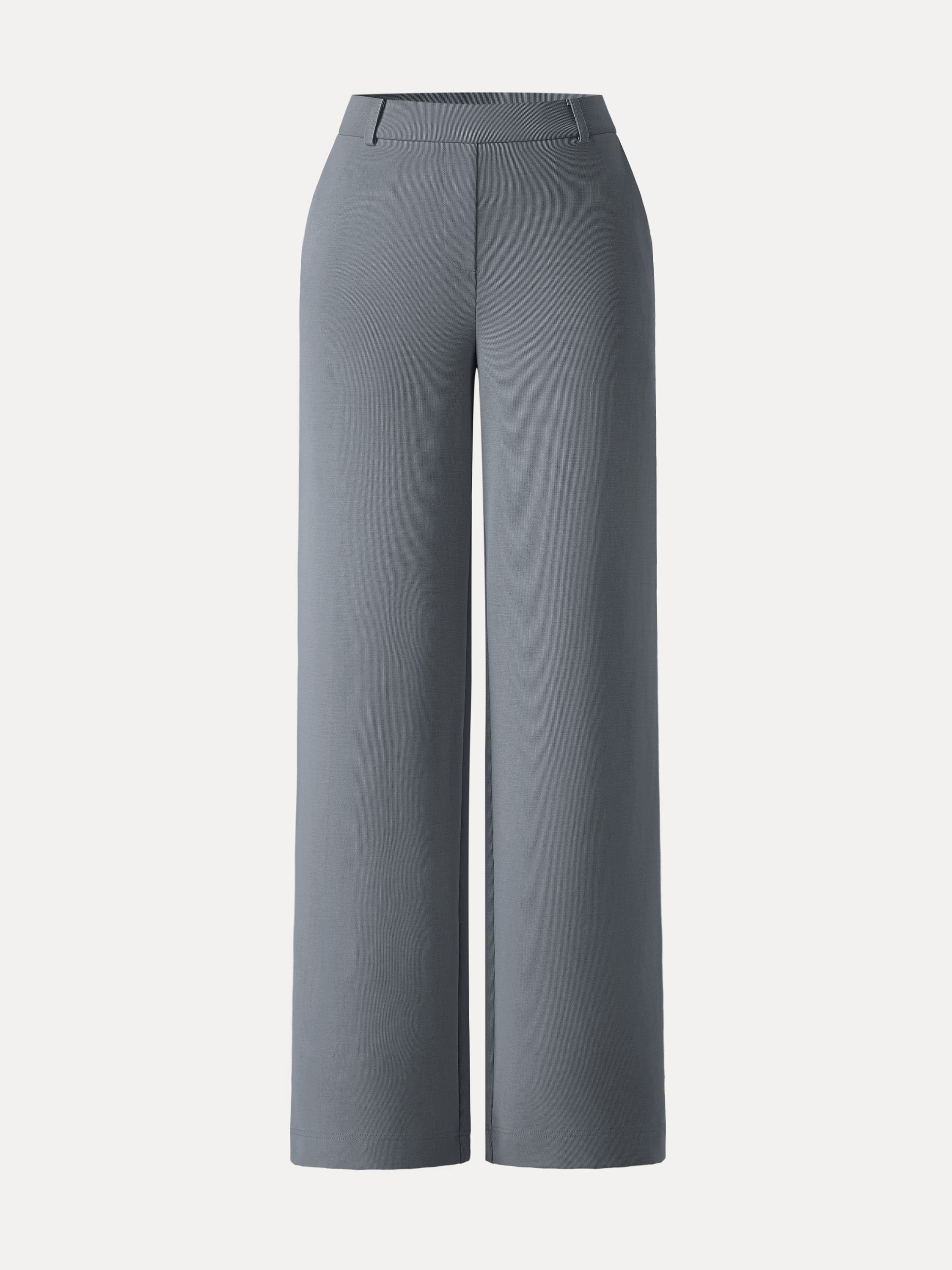Sandwashed Lyocell Drapey Mid Rise Wide Leg Pull-on Pants