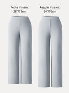 Sandwashed Modal Breathable Straight Leg Pull-on Travel Pants