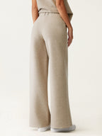 High Waisted Straight Leg Pull On Pant