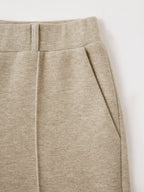 High Waisted Straight Leg Pull On Pant