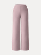 Mid Rise Straight Pull-on Pants with Pockets
