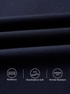 Wrinkle-Resistant Stretchy High Rise Wide Leg Pants with Pockets