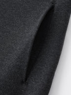 Lyocell Wool Stretch Mid Rise Straight Leg Pull-on Pants