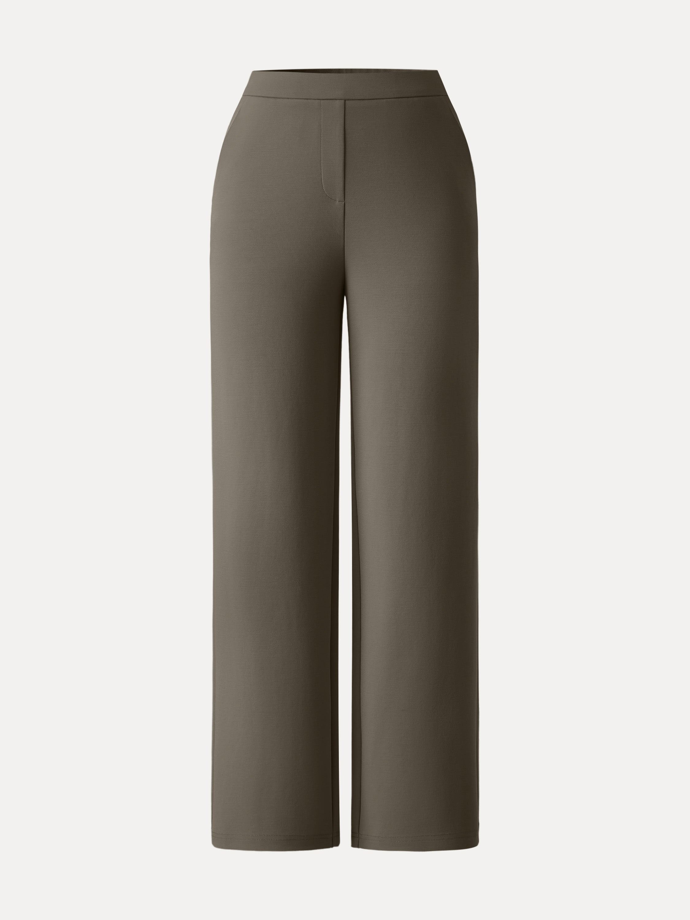 Sandwashed Modal Breathable Straight Leg Pull-on Travel Pants
