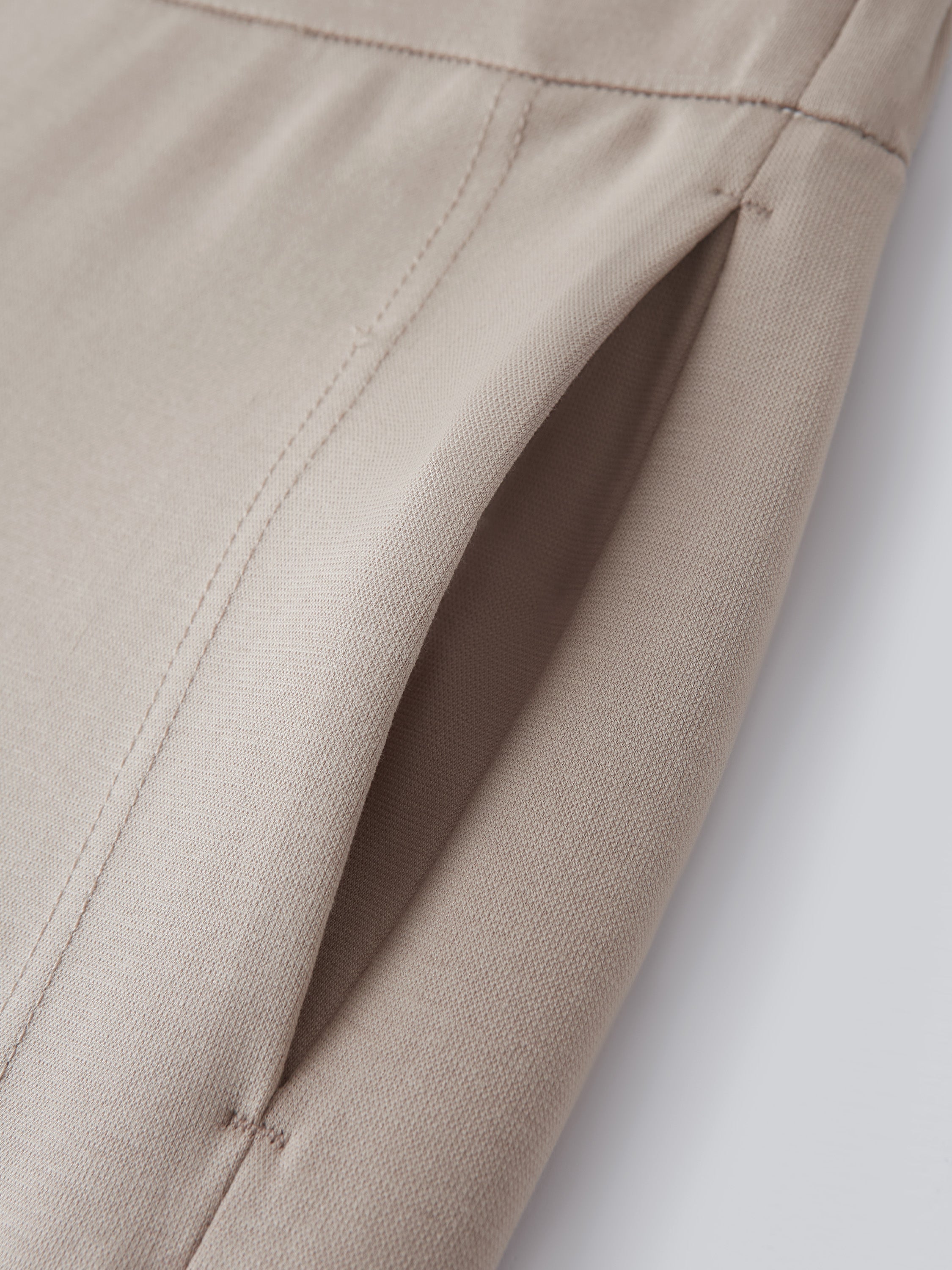 Drapey Mid Rise Wide Leg Pull-on Pants with Pockets