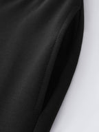 Cotton Blend High Rise Culottes with Pockets