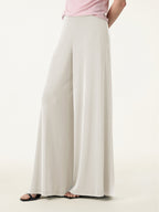 Sandwashed Modal Super Flowy Mid Rise Palazzo Pants with Pockets