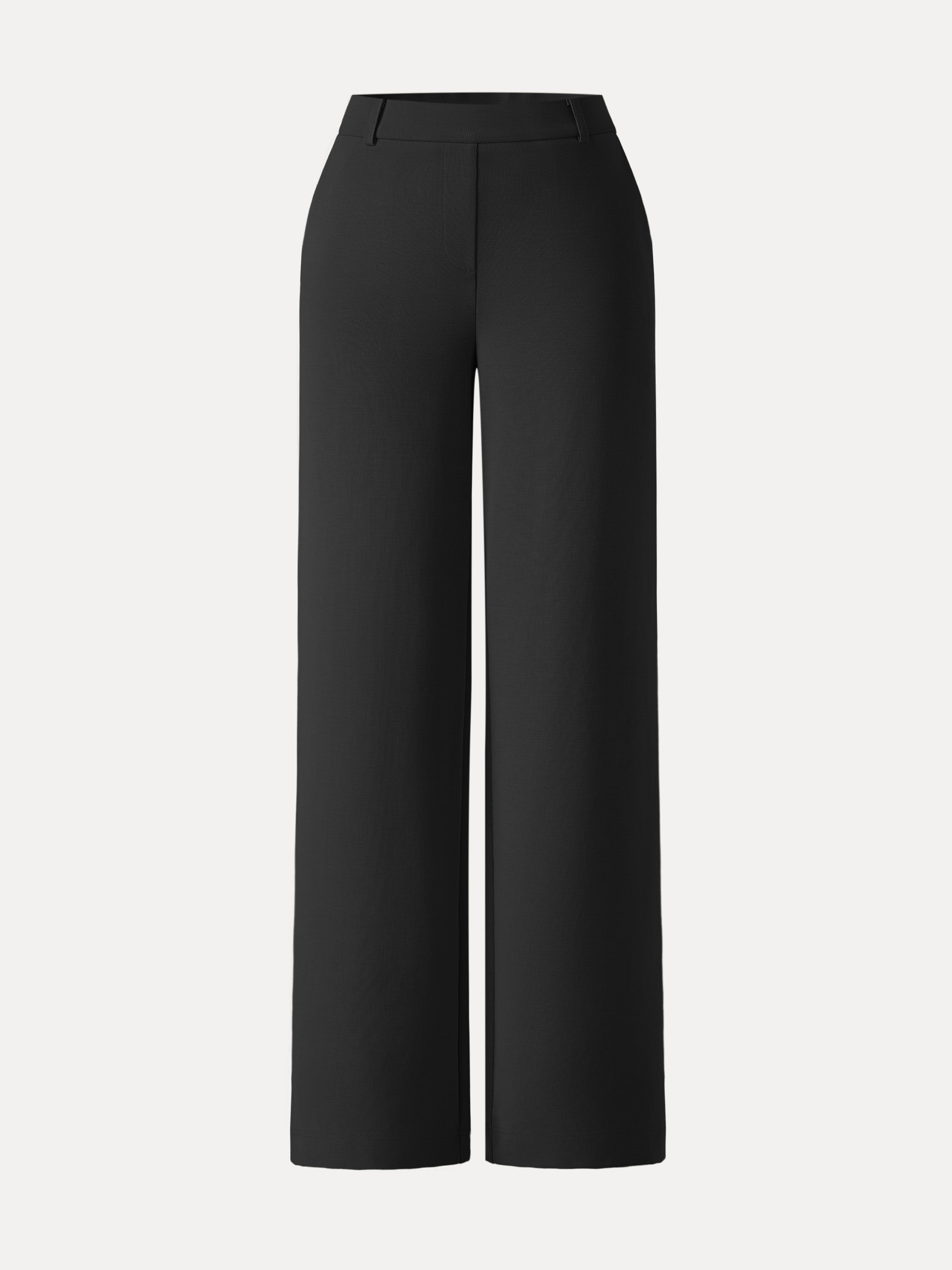 Sandwashed Lyocell Drapey Mid Rise Wide Leg Pull-on Pants