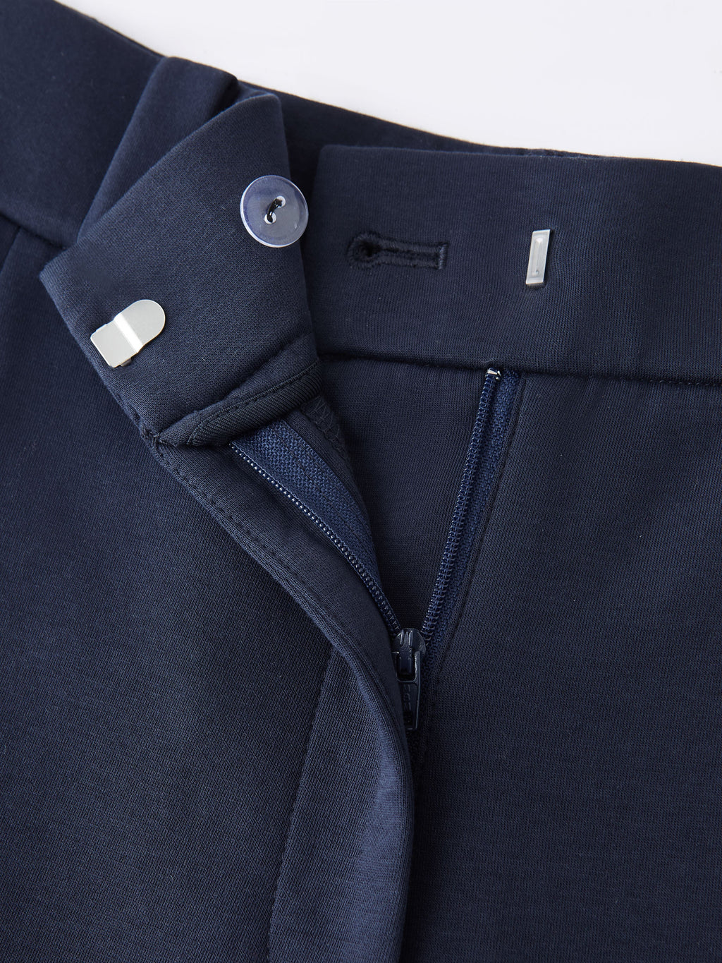 Spring Stretch Cotton High Rise Barrel Leg Pants with Pockets