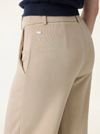Sandwashed Lyocell Drapey Mid Rise Wide Leg Pull-on Pants