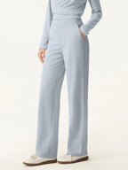 Sandwashed Modal Breathable Straight Leg Pull-on Travel Pants